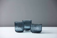 Bougeoir pour bougie chauffe-plat bleu ø 10.5cm H 7.7cm