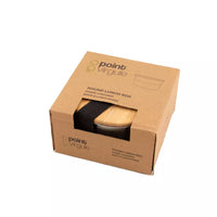 Boîte à lunch ronde avec couvercle en bambou 600ml