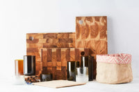 Teak wood cutting board 40x20cm