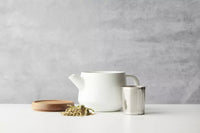 Théière avec couvercle en acacia blanc 600ml