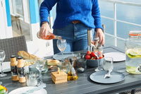 Set 4 pièces pour vin: tire-bouchon électrique, bec verseur, bouchon, coupe-capsule