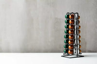 Wire capsulehouder zwart voor 32 koffiecups