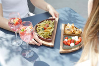 Sharing serveerplank uit acacia met magneten 33x33x2cm FSC®