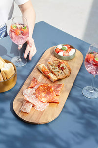 Sharing ovale serveerplank uit acacia 50x18x2 FSC®