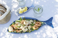 Fish bowl blue 40x14cm