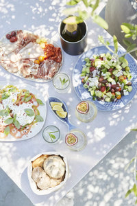 Assiette de présentation bleu Ø 29.5cm