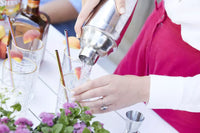 Set de 4 pailles arc-en-ciel avec brosse de nettoyage