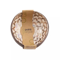 Bol en noix de coco avec nacre arcs naturelle