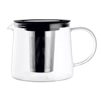 Teapot with infuser black 600ml