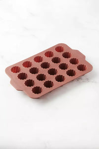 Mold for 20 cannelés Vintage Maroon