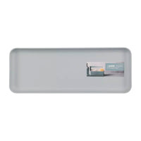 Plateau en fibre de bambou bleu brouillard