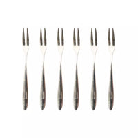 Set van 6 zeevruchtenvorken 