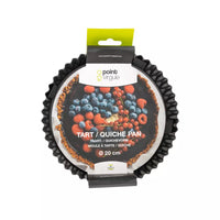 Fluted non-stick baking pan with removable base ø 20cm