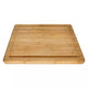 Vleesplank met sapgeul uit bamboe 40x30x3cm FSC®