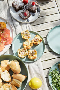 Plate in rPET Icerberg Green ø 20cm