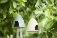 Mangeoire à oiseaux en fibre de bambou vert