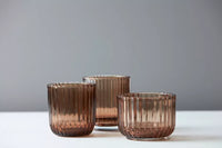 Bougeoir pour bougie chauffe-plat moka ø 8.8cm H 10cm