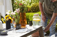 Distributeur de boisson rond avec bouchon de liège et robinet  5.6L