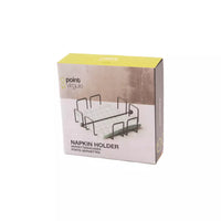 Wire porte-serviettes noir