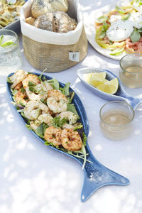 Fish bowl blue 40x14cm