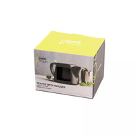 Théière avec infuseur à thé mat noir 500ml