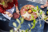 Sharing set met magnetische draaibare plateau uit acacia en bowl Ø40cm FSC®