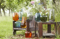 Vase blue Ø 20cm H 18cm