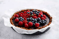 Fluted non-stick baking pan with removable base ø 20cm