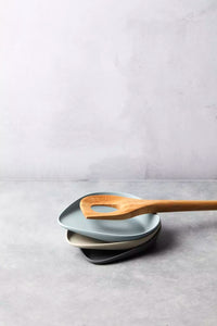 Repose cuillère en fibre de bambou bleu brouillard