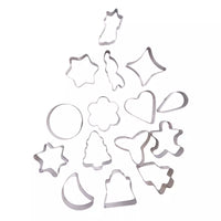 Set van 16 uitsteekvormpjes kerstmis