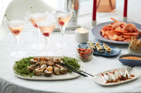 Set of 4 lobster forks black