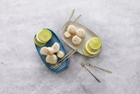 Set van 6 zeevruchtenvorken 