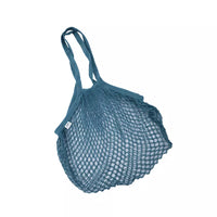 Parijse nettas met lange handvatten donkerblauw