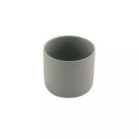 Ceramic high candle holder/flowerpot sage green