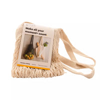 Filet à provision parisien à longues anses crème