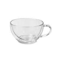 Set of 2 double-walled cappuccino glasses in borosilicate 210ml