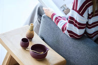 Set matcha avec fouet, support, cuillère, bol et tasse