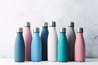 Bouteille isotherme double paroi vieux rose 350ml