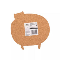 Sous-plat en liège chat