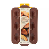 Mold for 9 madeleines Vintage Maroon