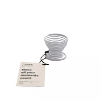 Wire coquetier blanc