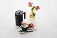 Plateau à servir rectangulaire blanc 22x12cm