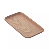 Plateau à servir rectangulaire noix 22x12cm