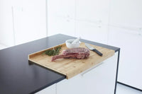 Aanrechtplank met sapgeul uit bamboe 60x40x4cm FSC®