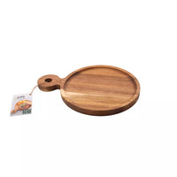 Hamburgerplank uit acaciahout rond ø 20cm FSC®