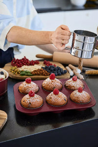 Bakvorm voor 6 muffins uit anti-aanbak carbonstaal