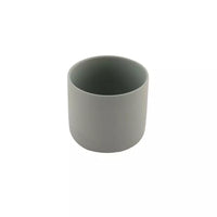 Ceramic high candle holder/flowerpot sage green