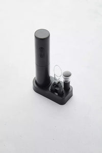 5-delige wijnset zwart