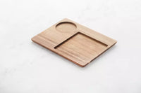 Planche à hamburger rectangulaire en acacia 33x22x2cm FSC®