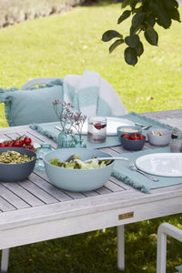 Set de table en coton 100% recyclé vert menthe
